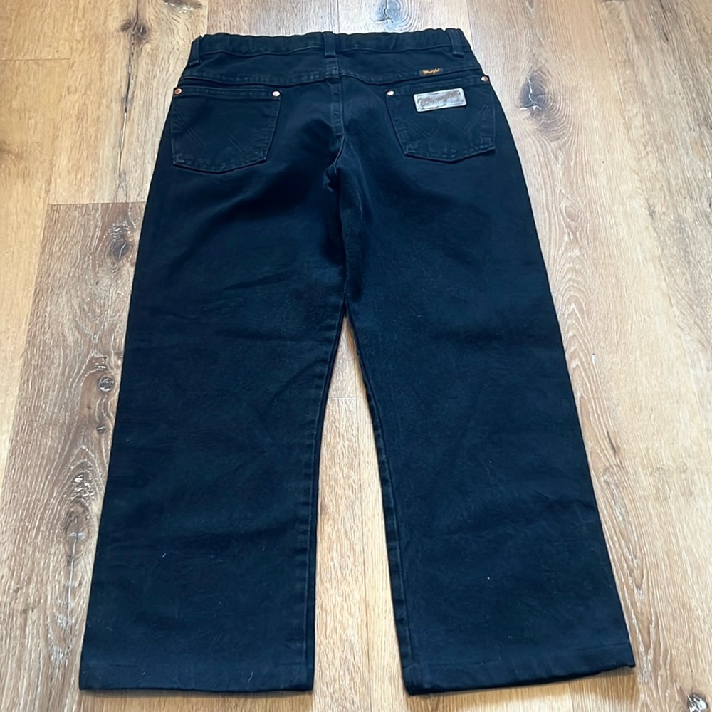 Black 14 Husky Wrangler Jeans